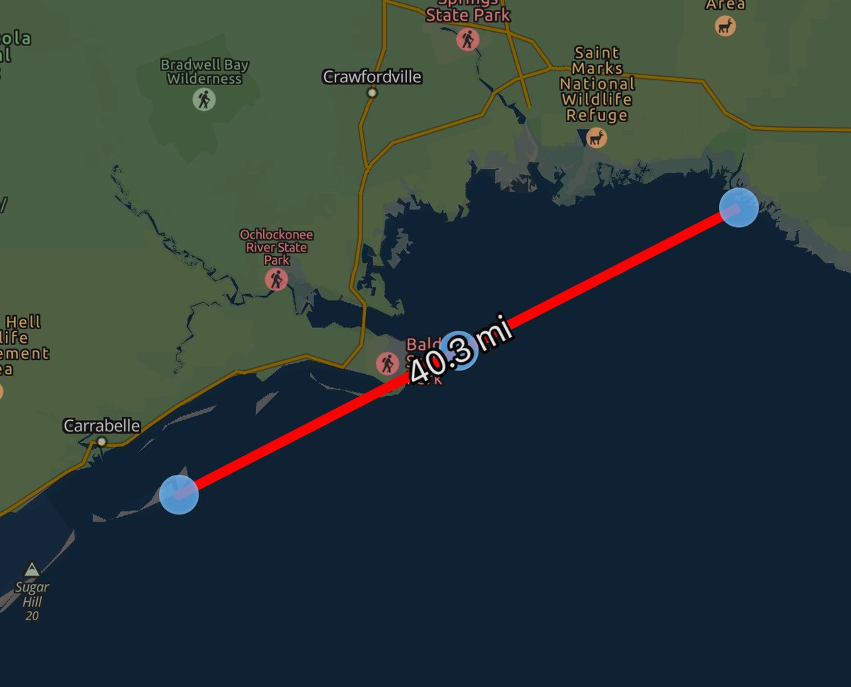 I missed it by 40 miles. Credit to how well the models perform. Thinking of everyone going through the aftermath up there.