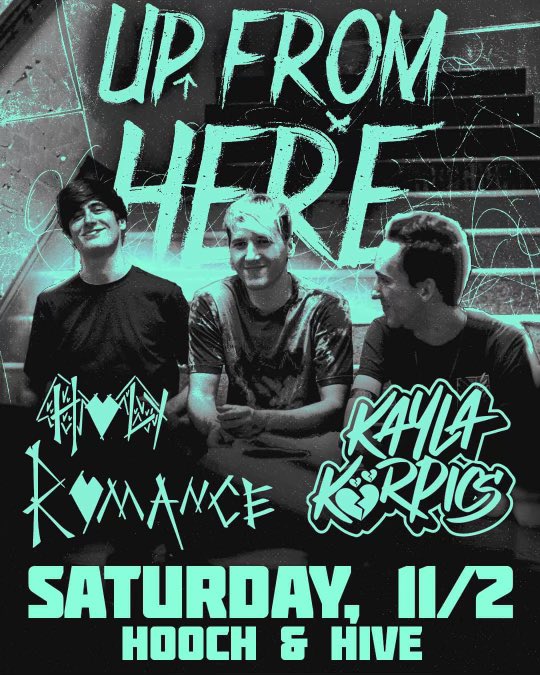 UpFromHereMusic's tweet image. back at it with a hometown show in Tampa on 11/2 

let’s all have a spankin good time