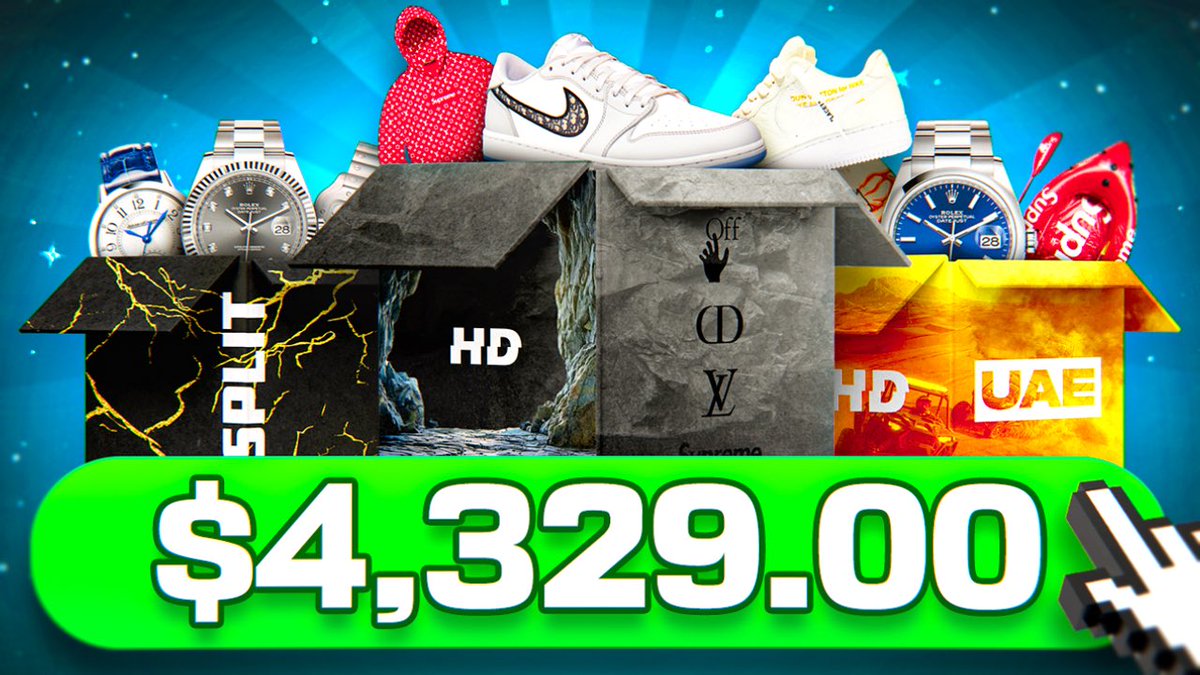 BRAND NEW UNBOXING CHANNEL!

$100 Hypedrop giveaway!💰

✩ Like the video: youtu.be/6xVTBtYp96s
✩ Like, retweet, and follow
<a href="/SlothhCSGO/">Sloth</a>
✩ Follow the rest of the instructions in the video!  

• Giveaway ends in a few days
