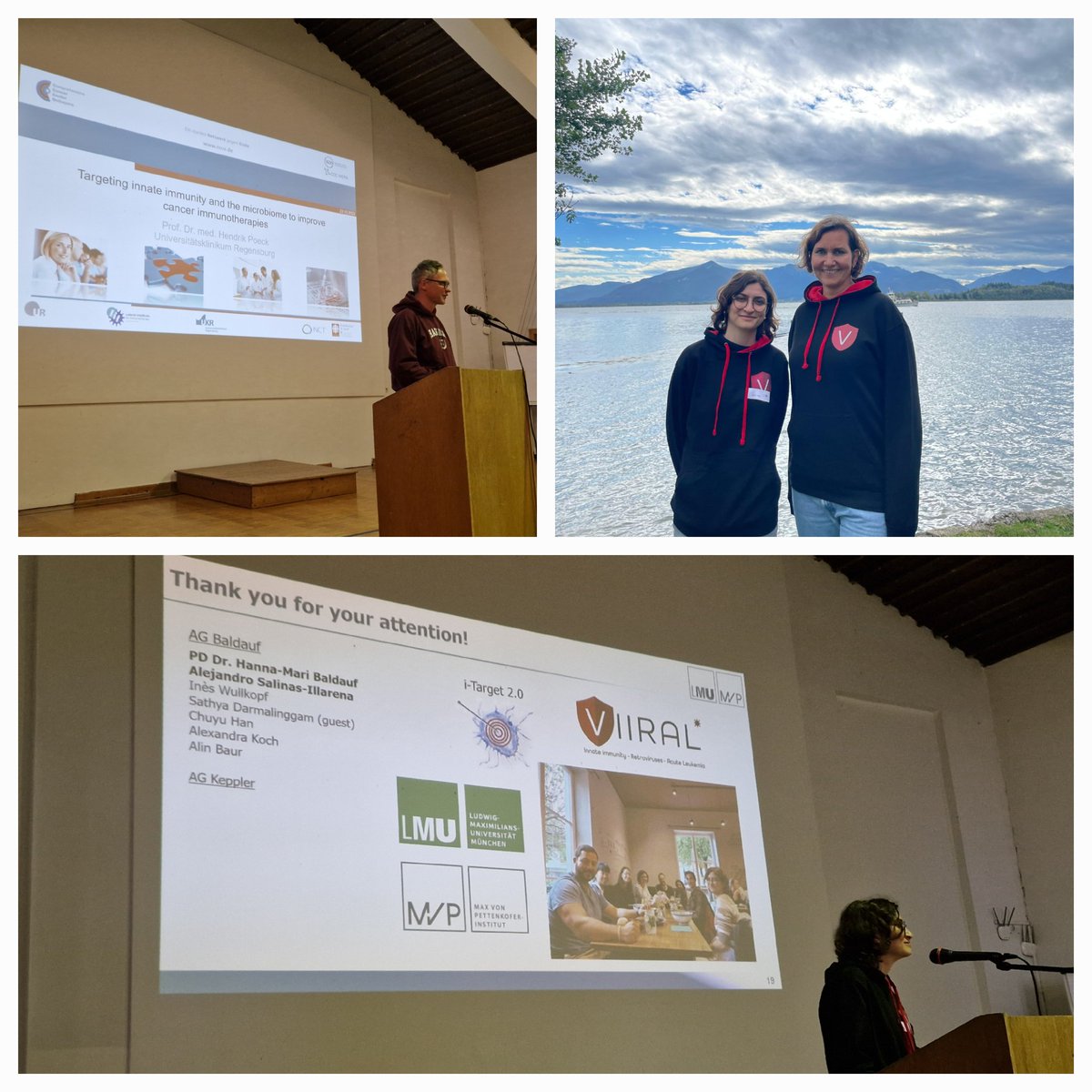 Baldauf_Lab's tweet photo. Back from a great, interactive and very well organized 2 day  i-target 2.0 #retreat @KlinPharm on #Fraueninsel with an interesting and insightful keynote lecture given by @HendrikPoeck. And the first presentation given by Selin from the #VIIRAL lab - well done 🤩🥳! https://t.co/9QXwQ90oAx