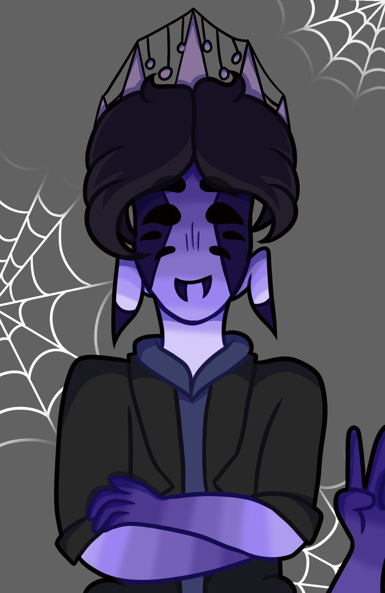 Unigoddess_vt's tweet photo. I think I forgot to post this here but here is the last card for my main 6 characters 

His name is Tripp. Full name Trippo Phobia. Like trypophobia.

#oc #ocartist #spider #spiderling https://t.co/zeXuqYn8xn