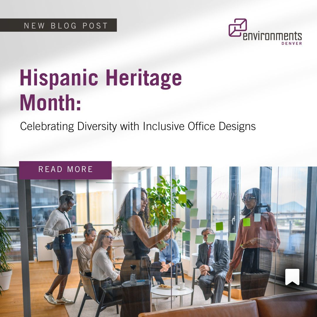 Celebrate Hispanic Heritage Month with us by exploring how inclusive office designs can honor cultural diversity and promote a welcoming workplace. 🌟 

Read our latest blog to learn more: buff.ly/3TMJi9b

#HispanicHeritageMonth #InclusiveDesign #OfficeDesign
