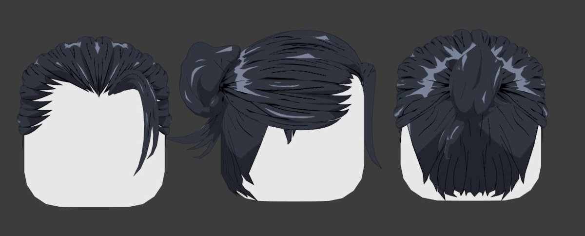 ShowTheCraft's tweet photo. Geto’s Hair

#Roblox #RobloxDevs #RobloxDev #modelling #Blender #RobloxUGC https://t.co/Ryc8GVAwKa