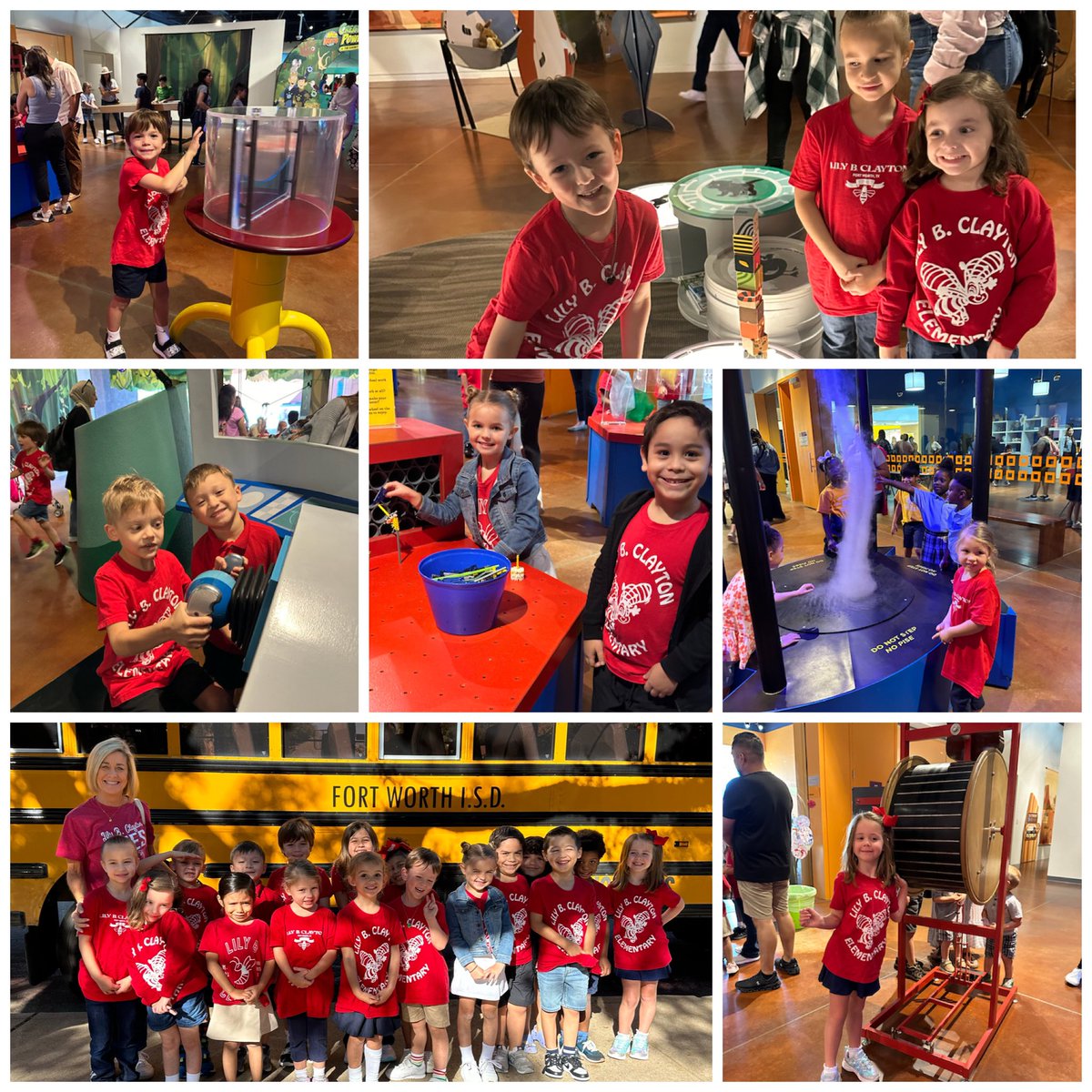 Lily B. Clayton Elementary School (@lbclaytonfwisd) on Twitter photo Sweet Lily B. kindergarteners had an enjoyable learning experience <a href="/fwmsh/">Fort Worth Museum of Science and History</a> ! Thank you teachers and parent volunteers! #sweetlilybees #kindergarten #fieldtrip <a href="/amramsey13/">Angelica Ramsey, Ed.D.</a> <a href="/gracie_guerrero/">Dr. Gracie Guerrero</a> <a href="/todd_koppes/">Todd Koppes</a> <a href="/MsReedAP/">Katy Reed</a> <a href="/APMontoyaFWISD/">E.Montoya</a> <a href="/FortWorthISD/">Fort Worth Independent School District</a> Sweet Lily B. kindergarteners had an enjoyable learning experience <a href="/fwmsh/">Fort Worth Museum of Science and History</a> ! Thank you teachers and parent volunteers! #sweetlilybees #kindergarten #fieldtrip <a href="/amramsey13/">Angelica Ramsey, Ed.D.</a> <a href="/gracie_guerrero/">Dr. Gracie Guerrero</a> <a href="/todd_koppes/">Todd Koppes</a> <a href="/MsReedAP/">Katy Reed</a> <a href="/APMontoyaFWISD/">E.Montoya</a> <a href="/FortWorthISD/">Fort Worth Independent School District</a>