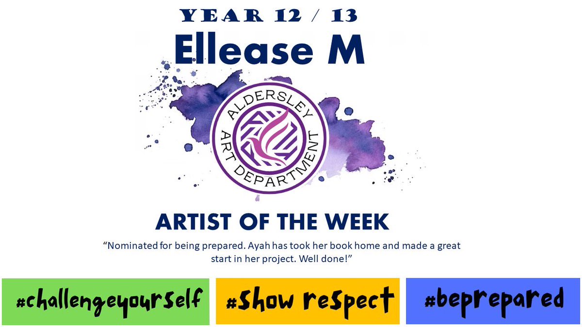 JKP Stephens (@jkp_stephens) on Twitter photo Well done to our KS4 & KS5 Artists of The Week 🎨 <a href="/AldersleyHighSc/">AldersleyHighSchool</a> <a href="/AldersleyTeam10/">AldersleyTeam10</a> <a href="/AldersleyTeam11/">AldersleyTeam11</a> Well done to our KS4 & KS5 Artists of The Week 🎨 <a href="/AldersleyHighSc/">AldersleyHighSchool</a> <a href="/AldersleyTeam10/">AldersleyTeam10</a> <a href="/AldersleyTeam11/">AldersleyTeam11</a>