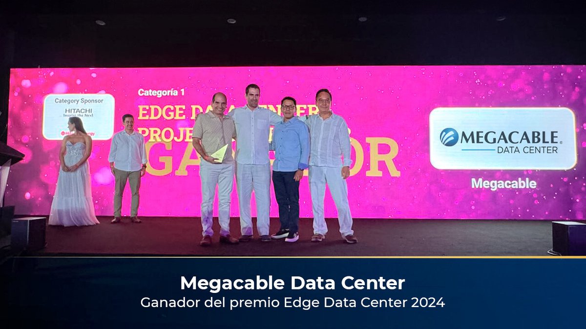 ¡Nos llevamos el premio a casa! 🏆

Durante el segundo día de los DCD Latam Awards recibimos el premio  en la categoría de Edge Data Center 2024.

#MegacableDataCenterEnDCD #MegacableDataCenter #DCDCancun #CentroDeDatos #DataCenter #EdgeDataCenter
