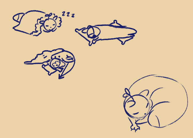 assorted sleepies from a month ago