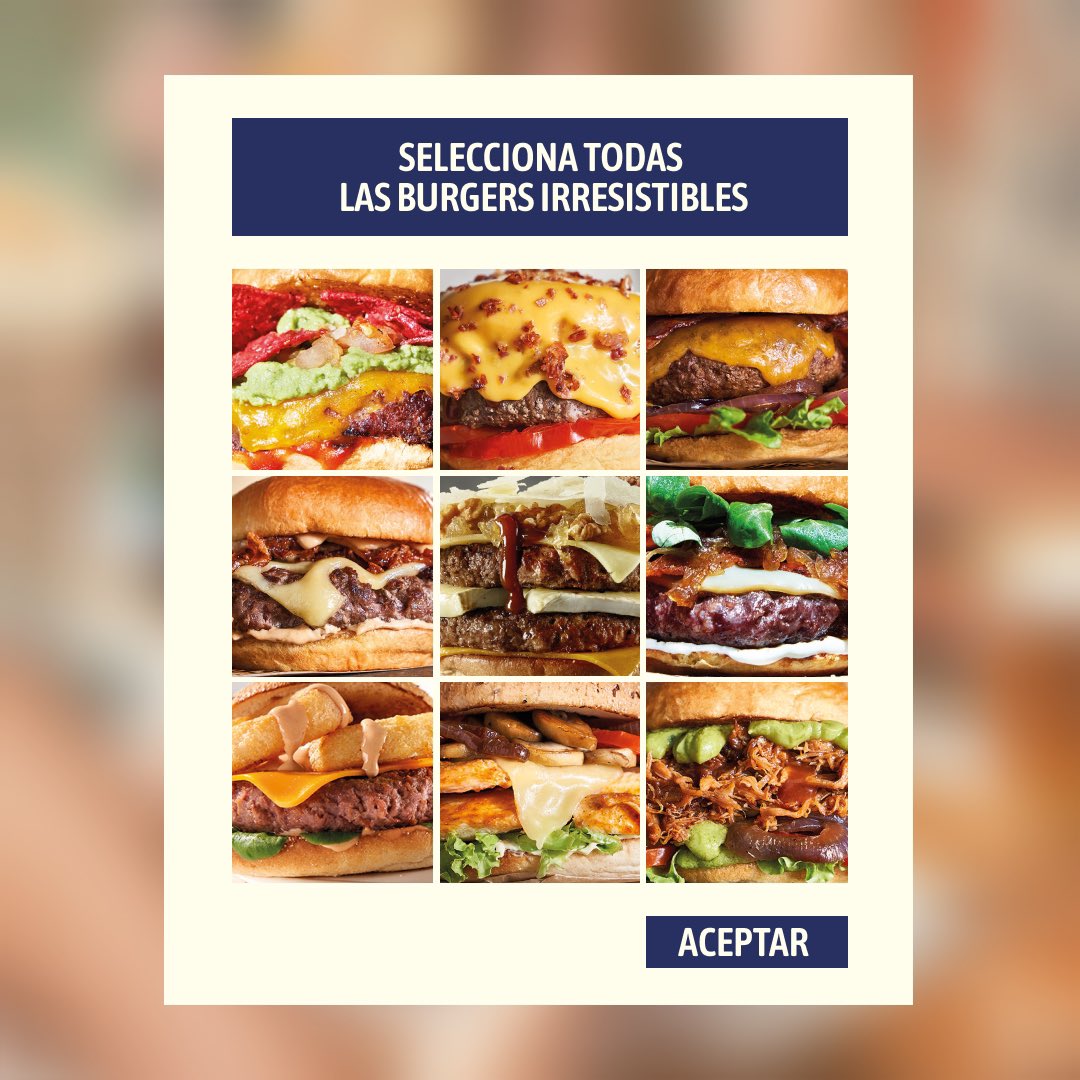 ¡Hoy tenemos desafío! 🔎 

A veces el captcha nos lo pone difícil, aunque con estas burgers… ¡La tentación nunca fue tan fácil de identificar! 🔥

¿Existe alguna que no te haga decir “wooooow”? 🤤