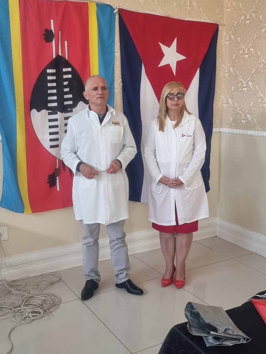 Realizada satisfactoriamente la Jornada Científica Nacional de la BMC en el Reino de Eswatini.
"El aprendizaje es un tesoro que seguirá a su dueño a cualquier lugar".
@BMCEswatini
<a href="/japortalmiranda/">José Angel Portal Miranda</a> 
<a href="/cabrera_laza/">michael cabrera laza</a> 
#CubaCoopera