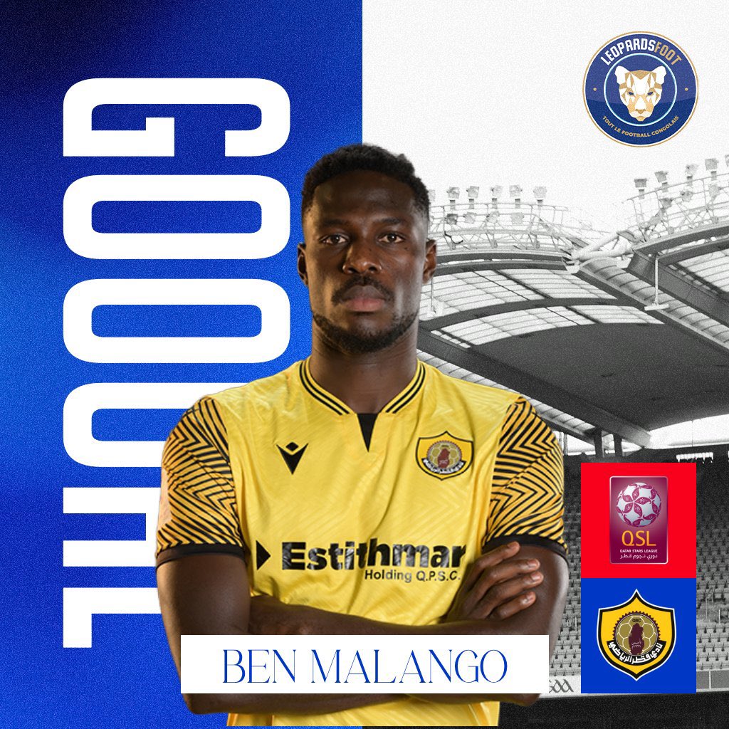leopardsfoot's tweet photo. 🐆 Malango s’offre un doublé !
Après avoir réduit le score à la 65e minute, Ben Malango a permis au Qatar SC d’égaliser dans le temps additionnel face à Umm Salal (2-2).
L’ancien du TP Mazembe compte 3 buts en 6 matchs de championnat cette saison.
#lpfgoals #malango https://t.co/tKpkH4dDd1