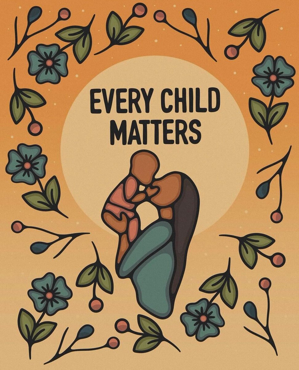 Monday is the National Day for Truth and Reconciliation (#NDTR), also known as #OrangeShirtDay. It's a time for us to reflect and remember: Every Child Matters. 

Artwork shared from <a href="/morning/">good</a>.star.designs on IG