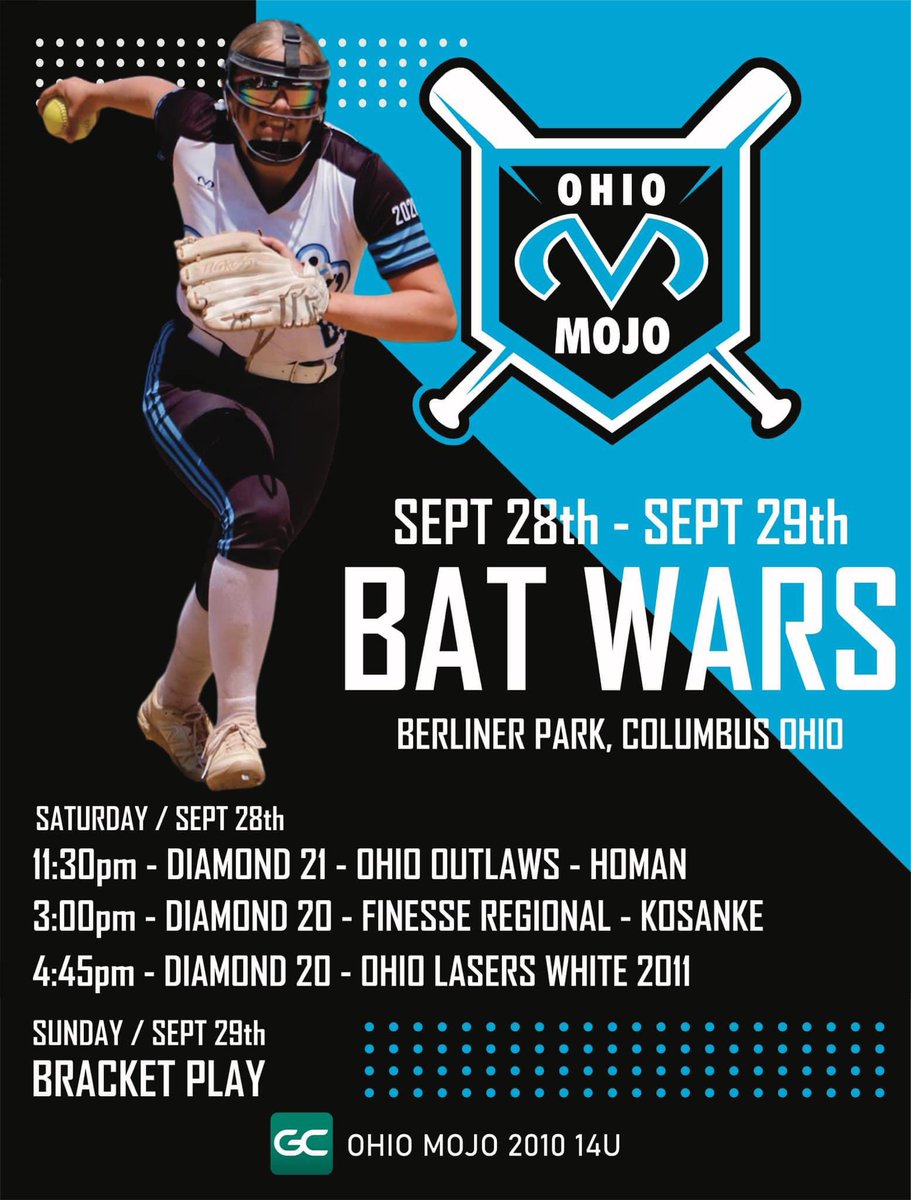 Gracie Banks2028 (@gbanks00) on Twitter photo Mojo takes the field again this weekend at <a href="/d1fastpitch1/">D1 Fastpitch</a> Bat Wars! Let’s go MOJO! <a href="/Get2CollegAth/">Get 2 College Athletics</a> <a href="/CoastRecruits/">Coast 2 Coast Recruits</a> <a href="/Coach_LWood/">Lacy Schurr (Wood)</a> <a href="/cassminder/">Cass</a> <a href="/PITTcoachallard/">Jenny Allard</a> Mojo takes the field again this weekend at <a href="/d1fastpitch1/">D1 Fastpitch</a> Bat Wars! Let’s go MOJO! <a href="/Get2CollegAth/">Get 2 College Athletics</a> <a href="/CoastRecruits/">Coast 2 Coast Recruits</a> <a href="/Coach_LWood/">Lacy Schurr (Wood)</a> <a href="/cassminder/">Cass</a> <a href="/PITTcoachallard/">Jenny Allard</a>