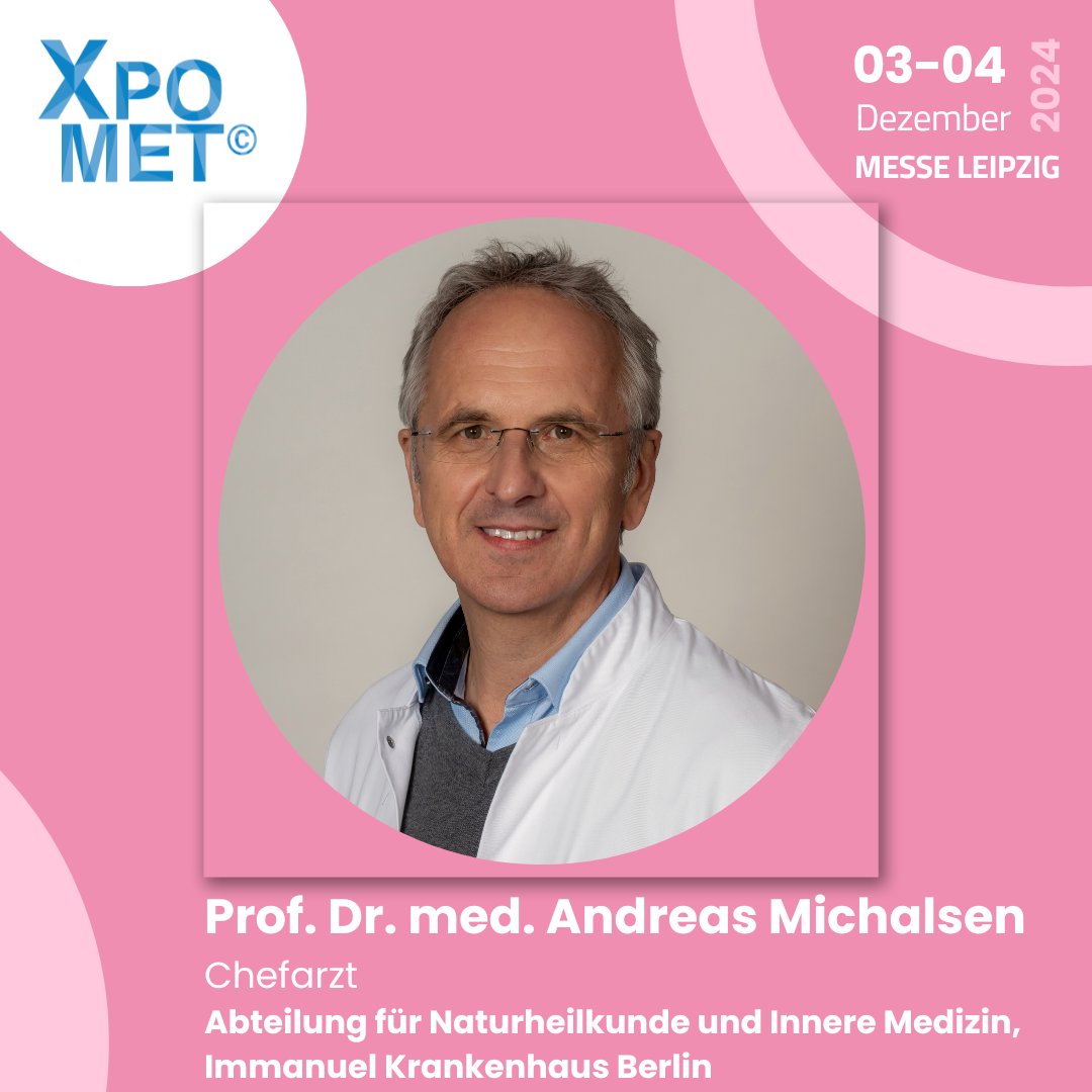 🔥 Speaker Spotlight: Prof. Dr. med. Andreas Michalsen, Experte für Naturheilverfahren und Ernährungstherapie. Auf der #XPOMET teilt er Einblicke zu „Gesundheit als Lösung“. 💡                      👉 XPOMET 2024 Tickets - XPOMET 2024 Tickets
 #Naturheilkunde #Ernährungstherapie