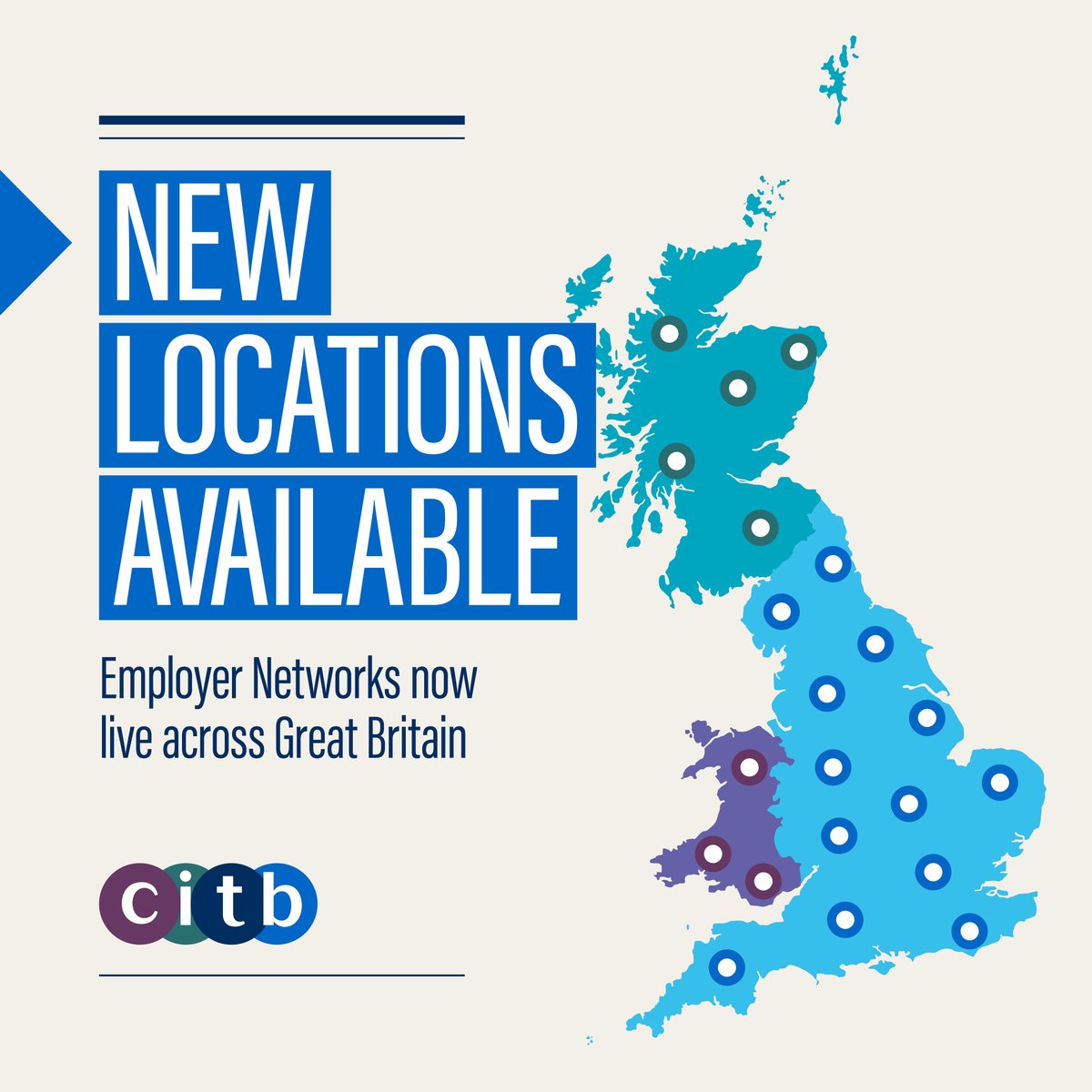 Employer Networks now covering all of Great Britain. 🇬🇧 ✅ 

We know that getting funding can be complicated, that's why your local network will work with you to get training for the trade skills you need right now or in the future.

Find out more here 👉 bit.ly/3K8f5w3