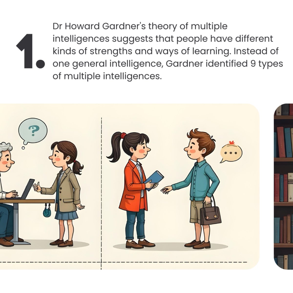 qassessments's tweet photo. Are you aware of the power of multiple intelligences in shaping your learning journey? At QAssessments, we leverage Dr. Howard Gardner's groundbreaking theory to provide tailored academic and career guidance. 
#qassessment #multipleintelligence #holisticlearning https://t.co/ANiCtyKiok