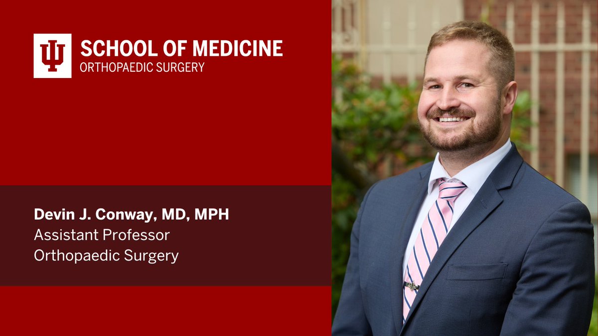🚨New faculty alert!
🩺Devin J. Conway, MD, MPH, is an Assistant Professor in the department. He specializes in bone and soft tissue sarcomas (cancers) and metastatic bone disease. 
Welcome!