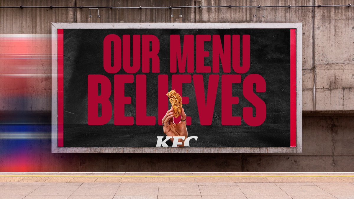 @iaindev

OMB brief of the Day: Create posters to advertise ANYTHING using 3-word headlines with the initials OMB #OMBin3
<a href="/OneMinuteBriefs/">One Minute Briefs ⏱️</a>
<a href="/kfc/">KFC</a>