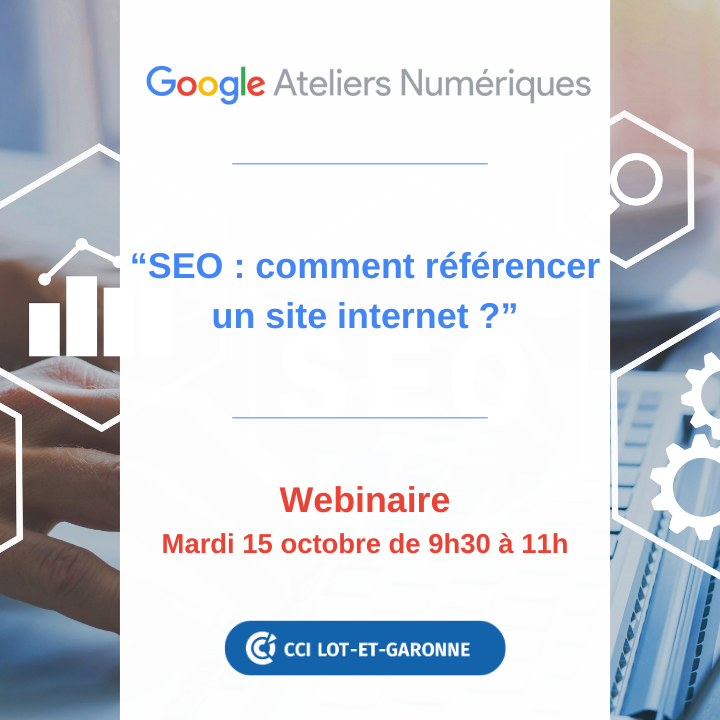 [AGENDA]
📌 Vous souhaitez référencer votre site internet ?
👉 Alors, ne manquez pas le prochain Atelier Numérique du 15 octobre.

🎧 La réunion est organisée en distanciel, le mardi 15 octobre de 9h30 à 11h.
👉 S'inscrire : swll.to/Soyzc5u

#ateliernumerique #web