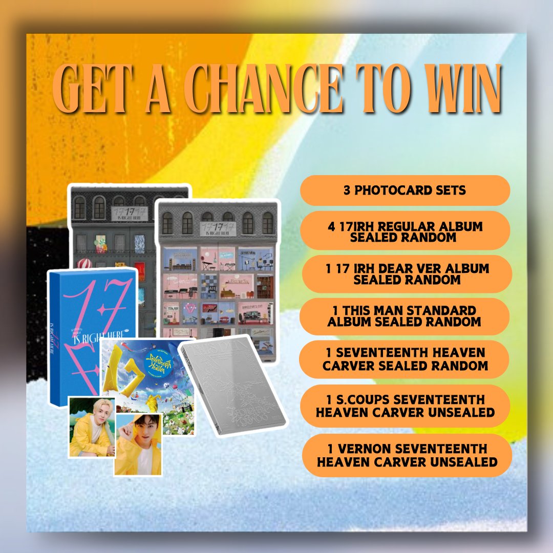 cheolgyuwon_17's tweet photo. Annyeong, CARATs! 💎

Join our raffle for a cause and get a chance to win these amazing prizes, in celebration of Jeonghan's special day.

For just ₱10 per slot, you could be one of our 12 lucky winners! 

Here is the gform link to submit your entry/entries: 
🔗 https://t.co/hRsbgKfjkQ

Half of the proceeds will go to "𝐇𝐨𝐦𝐞 𝐨𝐟 𝐭𝐡𝐞 𝐀𝐧𝐠𝐞𝐥𝐬" orphanage and donation will be under Yoon Jeonghan's name, while the other half will be used to support SEVENTEEN's comeback.

We will use wheel of names based on the number of slots 🩷

Kindly RT and encourage others to join too 🙏

Thank you in advance, Caratdeul! 🩷
