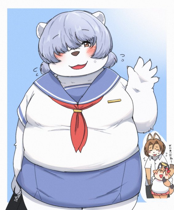 御多さんちのクロナちゃん!!かわいい🐻‍❄️✨ 