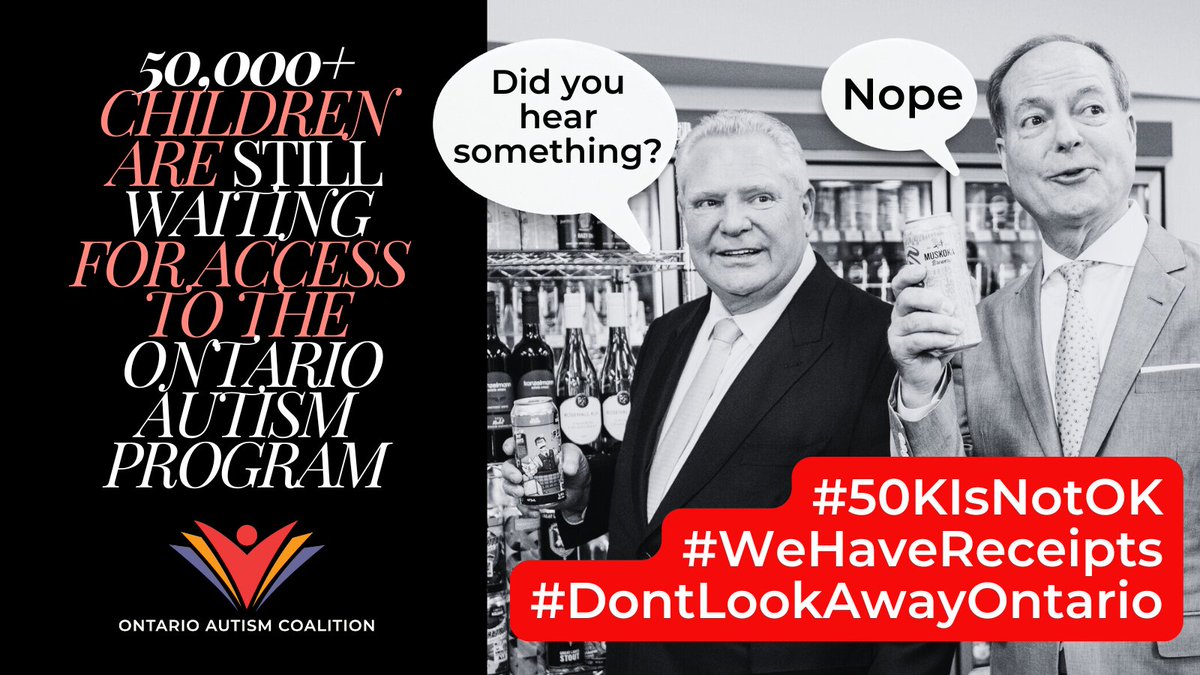 OntAutism's tweet photo. Autism families across ON are living in a prolonged crisis, paying the price of @fordnation's delays to the ON Autism Pgm. Sometimes that price is unfathomable. None of this is ok. We need you! Join the OAC. The time to stand up is NOW. #50KIsNotOK #onpoli #onted #WeHaveReceipts https://t.co/ToCJWfeMrW