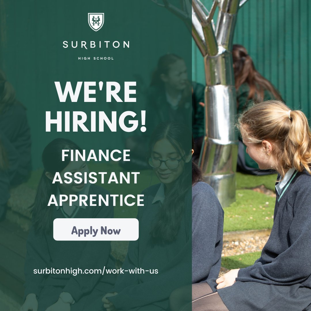 SHSGreenSilver's tweet image. Are you ready to kickstart your career in finance? We’re looking for a dedicated Finance Assistant Apprentice to support our dynamic Finance Team. Learn more and apply below ⬇️
eu1.hubs.ly/H0cGFC80

#SHSJoinTheTeam #Hiring #ApprenticeJobs #FinanceJobs