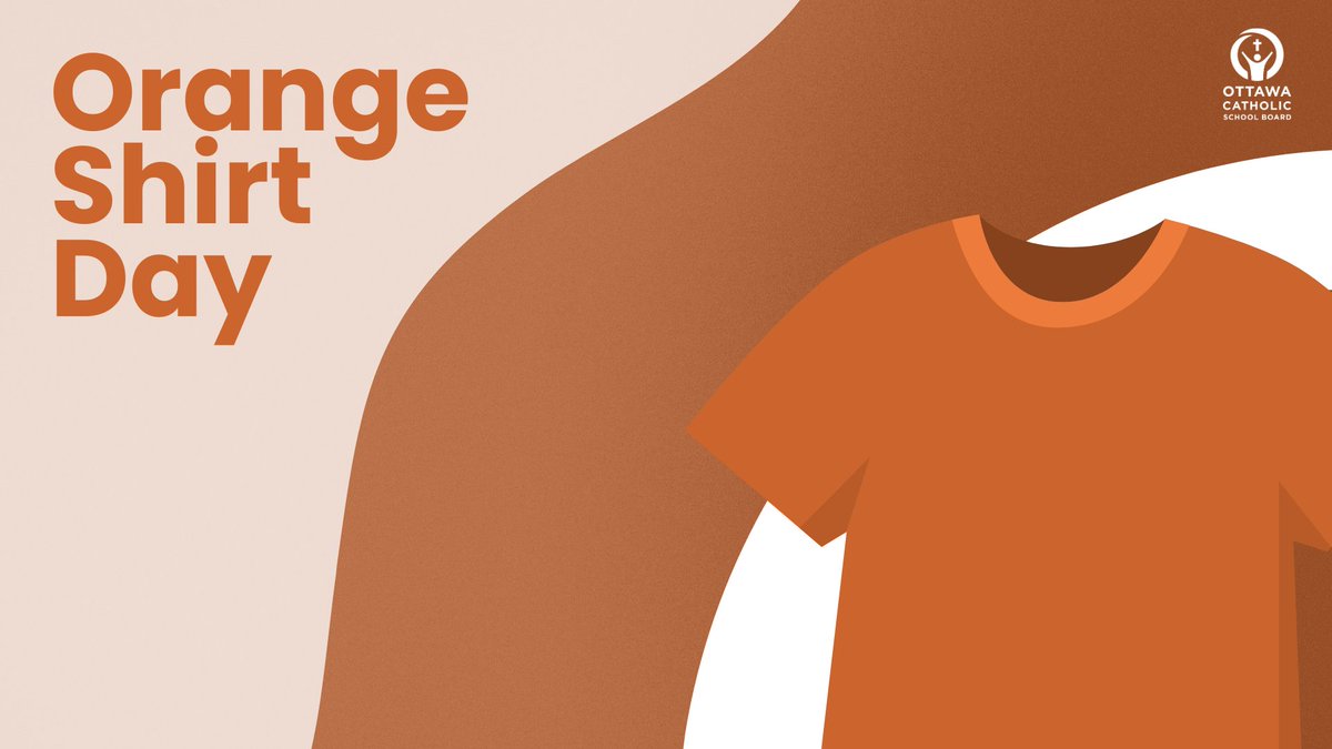 🧡Every child matters🧡 
Join us on Monday as we come together to commemorate Orange Shirt Day. Join us in honouring the journey toward reconciliation by wearing orange. #ocsbReconciliAction #ocsbIndigenous #ocsbHope @ocsbIndigenous #ocsbReconciliAction #EveryChildMatters