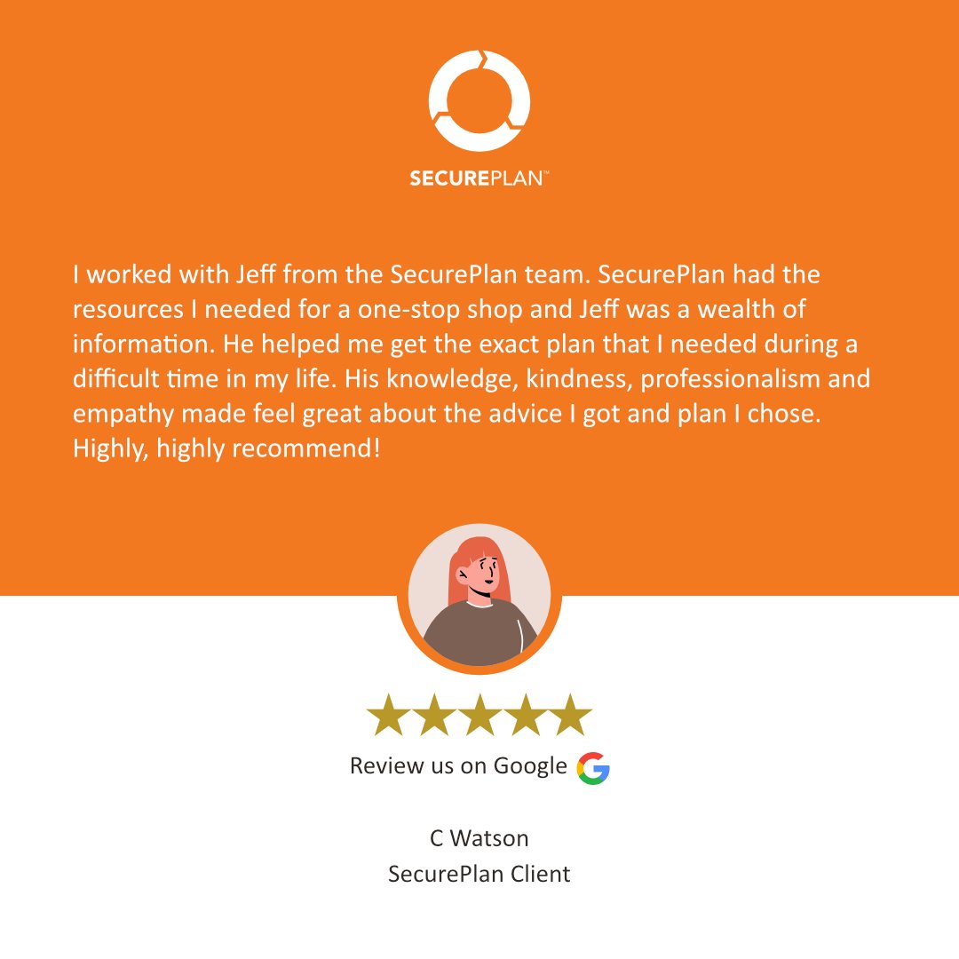 Thank you so much for the amazing review! It was absolutely our pleasure - your recommendation means the world to us 🧡

Visit secureplan.ca to book a free consultation.

#insurance #lifeinsurance #insurancebroker #niagara #bc #alberta #googlereview #review
