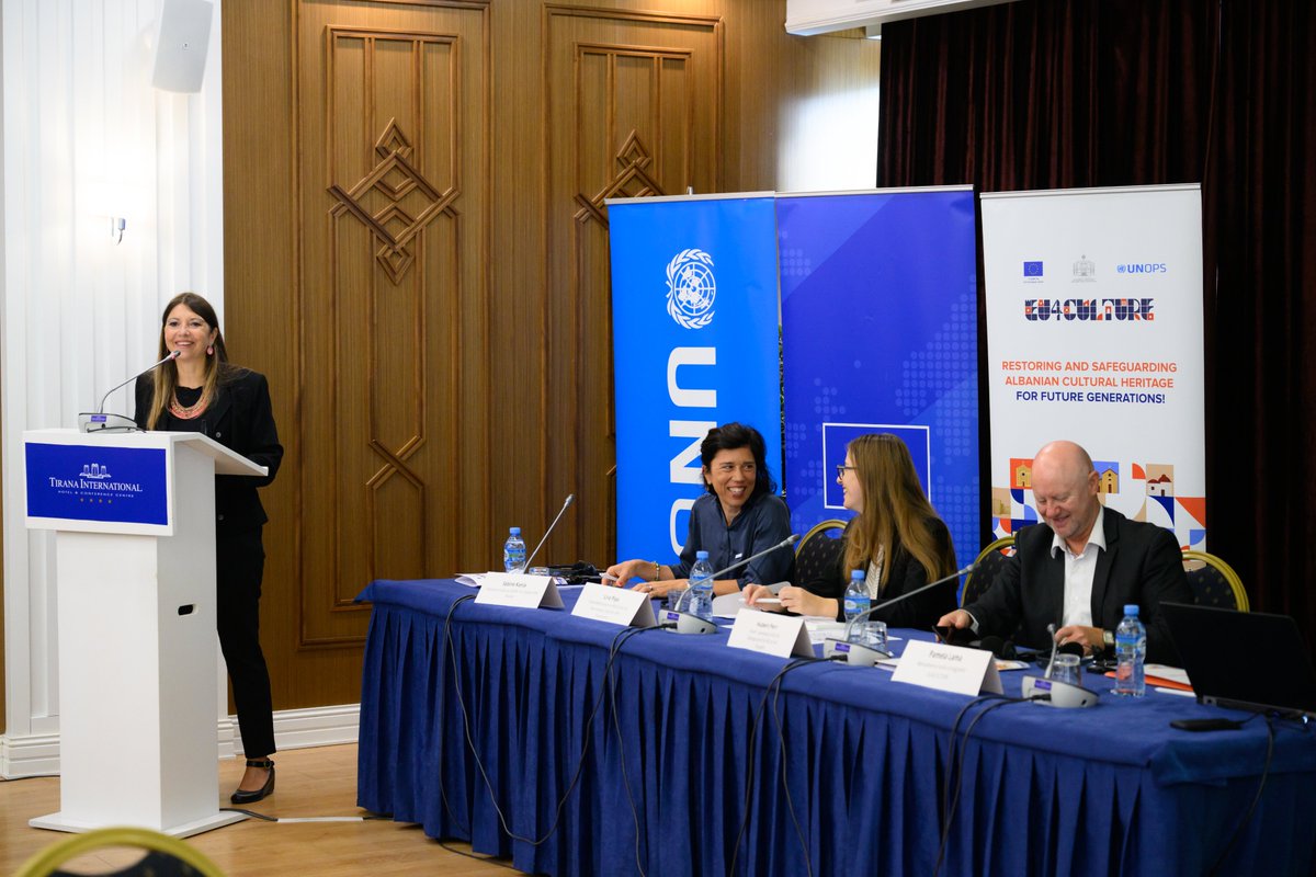 eu4culture's tweet photo. Over 50 professionals gathered at a two-day symposium to discuss site management under the #EU4Culture programme. 

Site managers, conservators, and caretakers explored governance, business models, and conservation improvements to enhance cultural heritage management. https://t.co/BHuVaMbyPJ