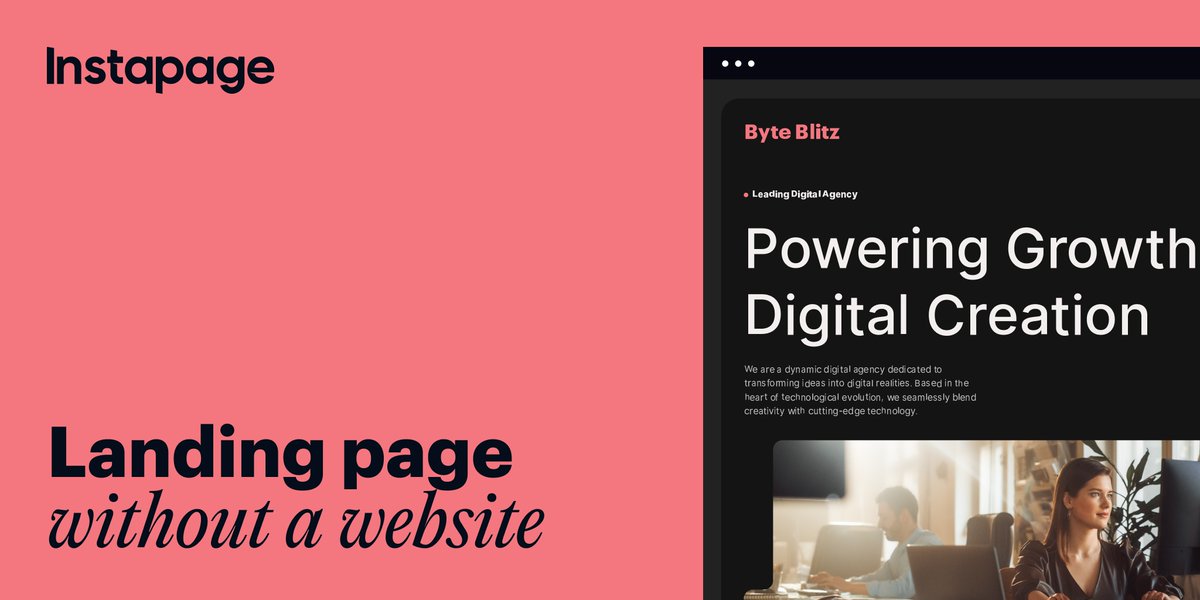 Instapage (@instapage) on Twitter photo 🌟 Skip the complex website build for a high-impact landing page instead. With Instapage, you can easily create a powerful landing page without the need for designers, developers, or a big budget. Learn how in our latest blog: bit.ly/47pFwId #LandingPages #Marketing 🌟 Skip the complex website build for a high-impact landing page instead. With Instapage, you can easily create a powerful landing page without the need for designers, developers, or a big budget. Learn how in our latest blog: bit.ly/47pFwId #LandingPages #Marketing