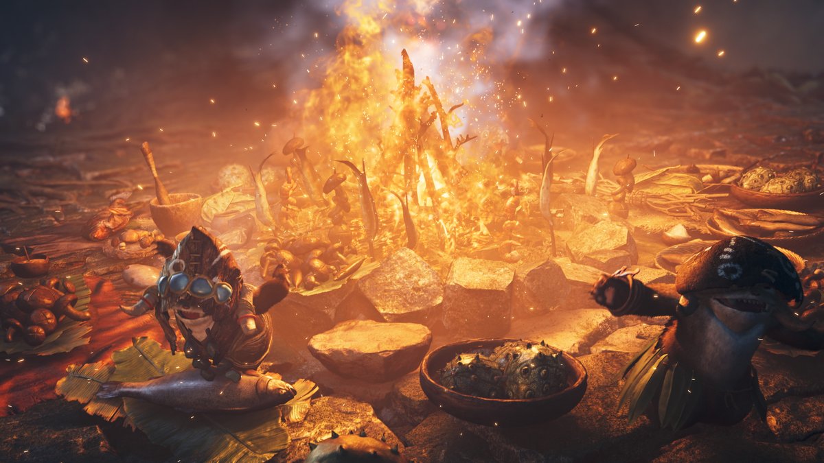 monsterhunter's tweet photo. The Scarlet Forest is home to the a tribe of Lynian called the Wudwuds.

Look forward to discovering their unique culture, and how they have adapted to life in this ever-changing environment. #MHWilds https://t.co/EObL4hnjDV
