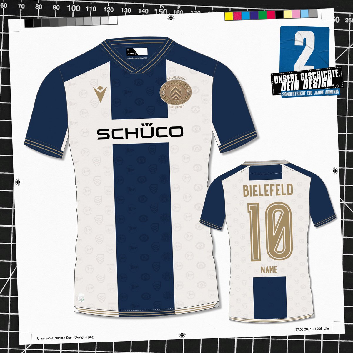 Ihr habt entschieden - Das ist unser Sondertrikot anlässlich unseres 120-jährigen Geburtstags! 🤩👕

Fast 500 Trikotdesigns von über 250 Personen - Am Ende überzeugte euch die Einsendung von Arthur, die 39,2 Prozent der Stimmen bekam, am meisten. 🤝

#immerdabei