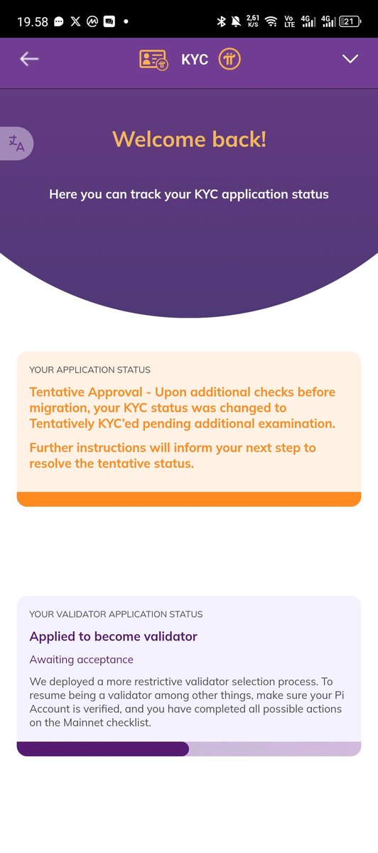 koasis17's tweet photo. @PINETWORKT314 Unresolved issues, kyc success changed to tentative, phone number verification not successful, migration not coming in✌️ https://t.co/rwsYmPpQD3
