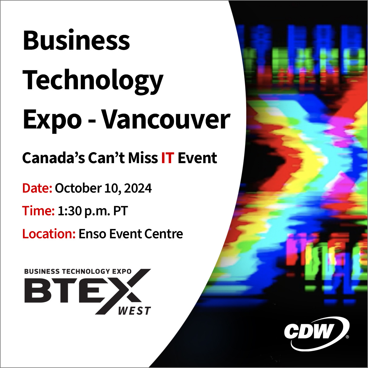 Mark your calendars for October 10 and meet us in Vancouver for BTEX West – the ultimate destination for business tech innovation. Click on the link to register: hubs.la/Q02R8hsZ0