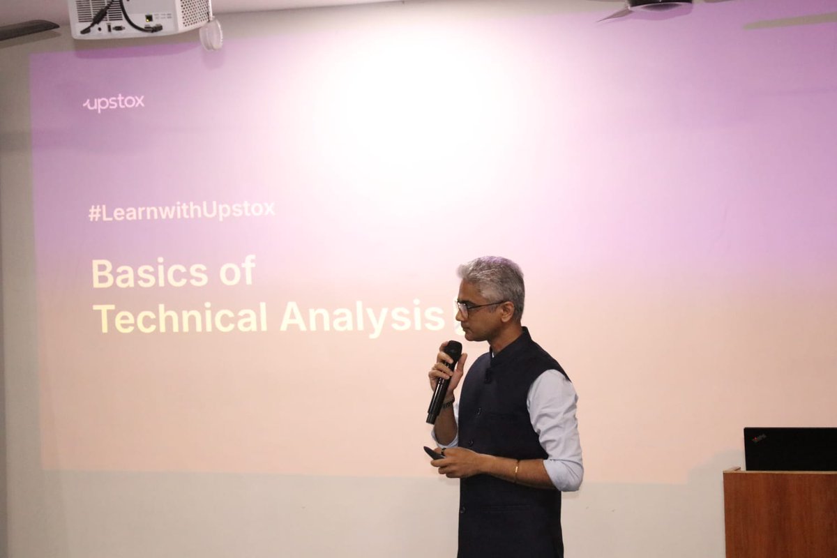 GNIOTCollege's tweet photo. The "Basic Trading Strategies" session at GNIOT MBA, led by Milan Bhavishi and Upstox, taught students stock market basics and smart investing strategies.
#MBA #BestMBA #MBAGreaterNoida #GNIOT https://t.co/k1PWZjehWW