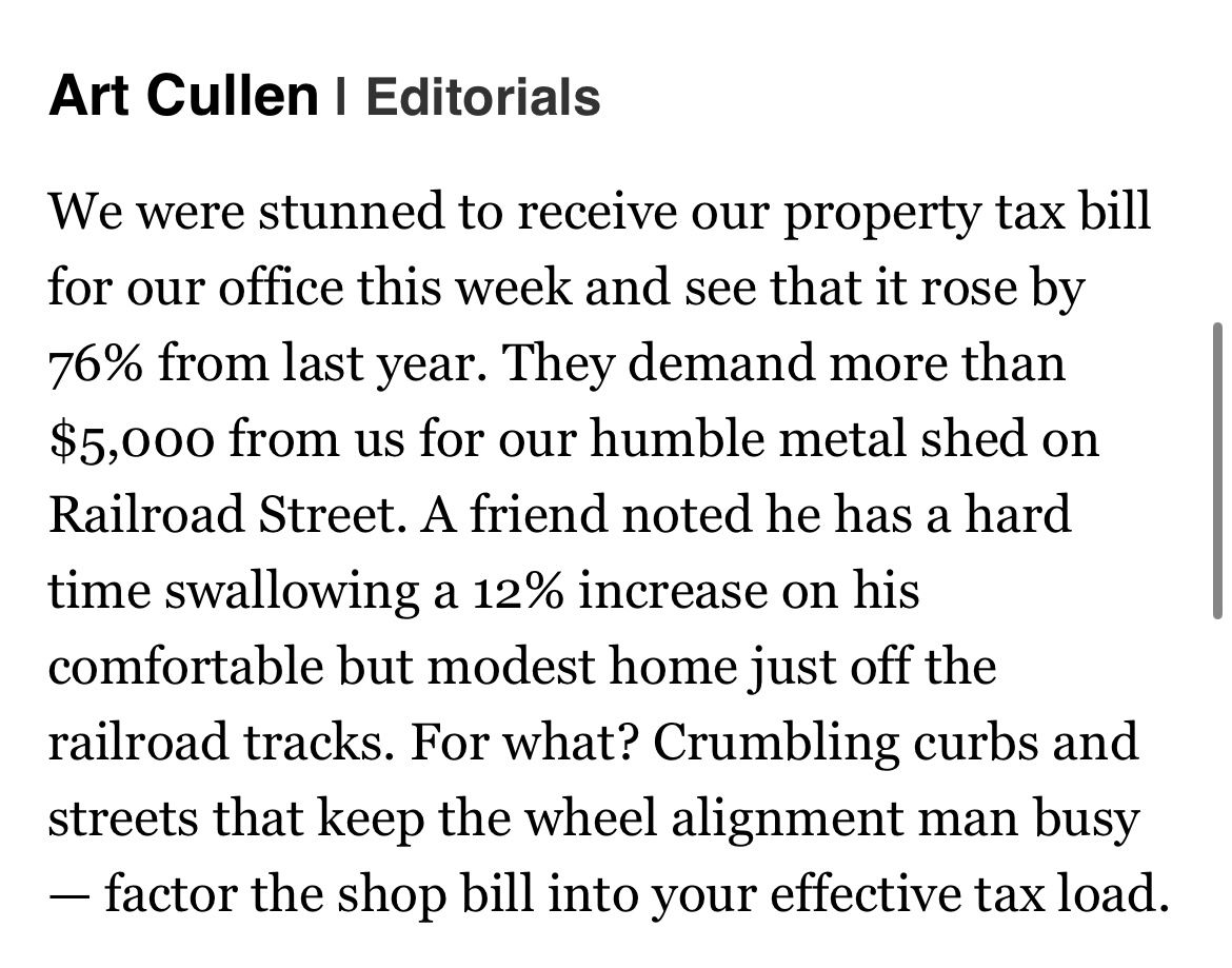 “Republicans dominate the legislature, which has been shifting the burden for many years from income taxes to property taxes.”

buff.ly/4eBbR18