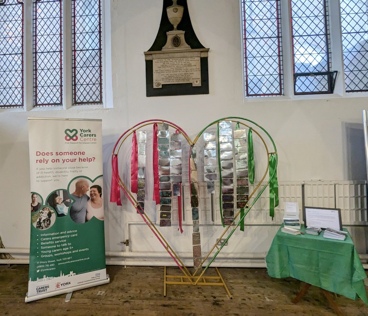 York Carers Centre 'We See You' installation is now on display in St. Helens Church in celebration of International Day of Older People. 
 
York Carers Centre is a charity offering free support for unpaid carers in York.