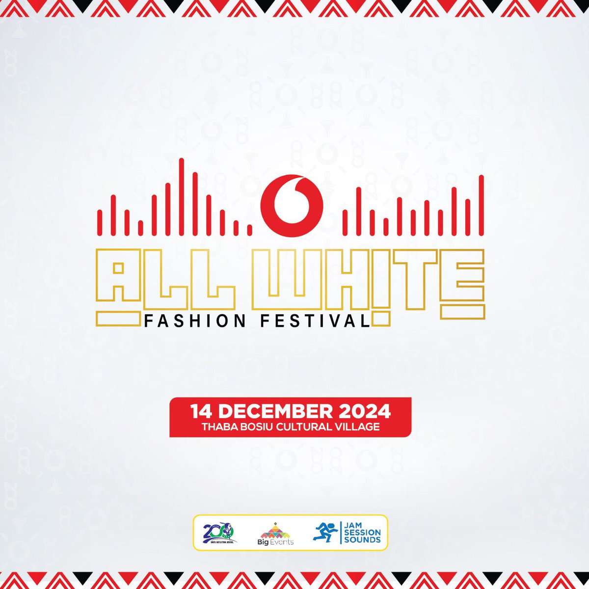 VodacomLes's tweet photo. Tsa tloha!⏰🚨Itukiseng hee ba heso, e atametse nako eane ea ho terapa tantši ka thata.💃🕺🥳

Re motlotlo ho ba motšehetsi e moholo oa All White Fashion Festival e tla tšoareloa Thaba-Bosiu Cultural Village ka la 14 Tšitoe 2024. 

#VodacomAllWhiteFashionFestival
#HaesoHoMonate 
#withatouchofred❤️ 
#lesothosbestnetwork