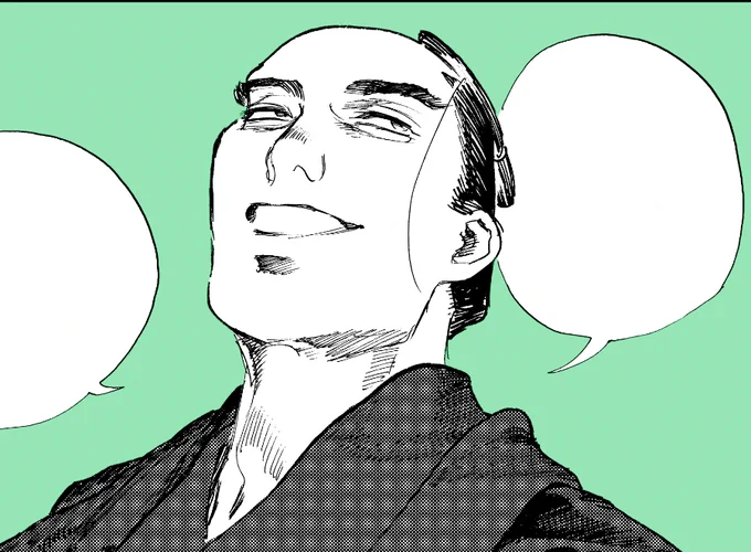#コルトM1851残月ギャラリー
最新原稿チラ見せ!主人公にあるまじき意地悪なカオをする郎次の兄貴 