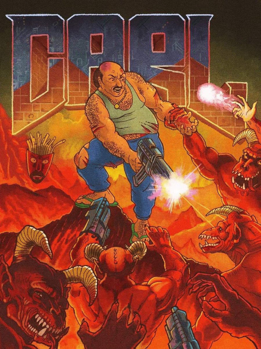 GET OUTTA MY FRIGGIN POOL! 

#Aquateenhungerforce #doom