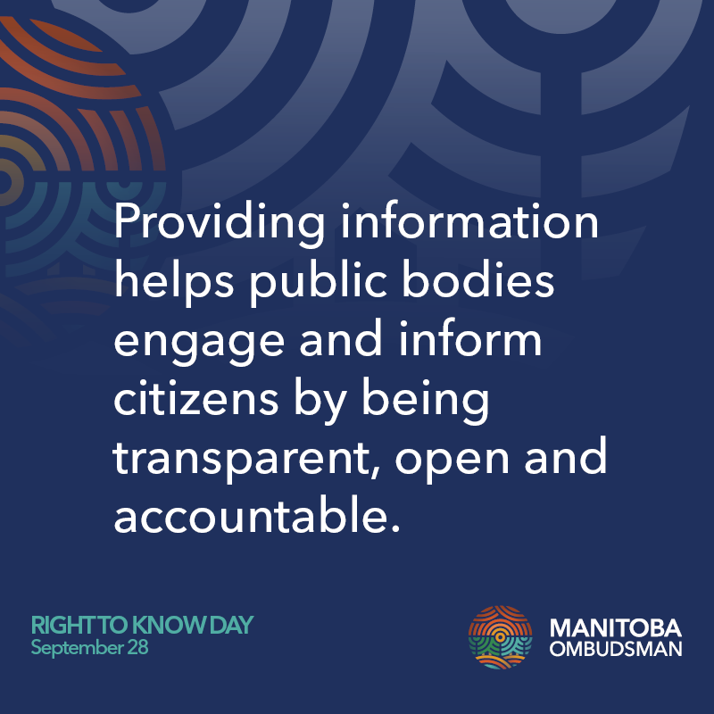 MBOmbudsman's tweet photo. Public bodies can be proactive by making information readily available to citizens. Being transparent helps citizens see and understand how and why decisions are made. https://t.co/qL3mQBSJ8f