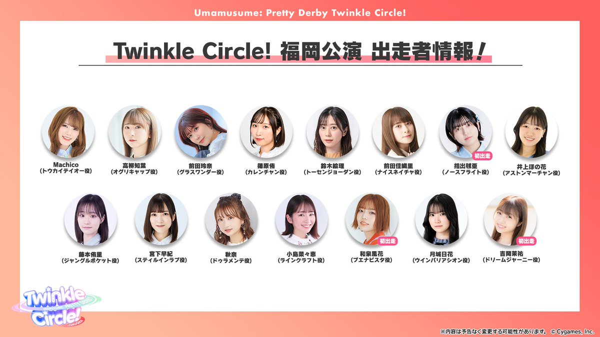 ウマ娘クルクル 福岡セット 公式ラバータグ（Twinkle Circle! in