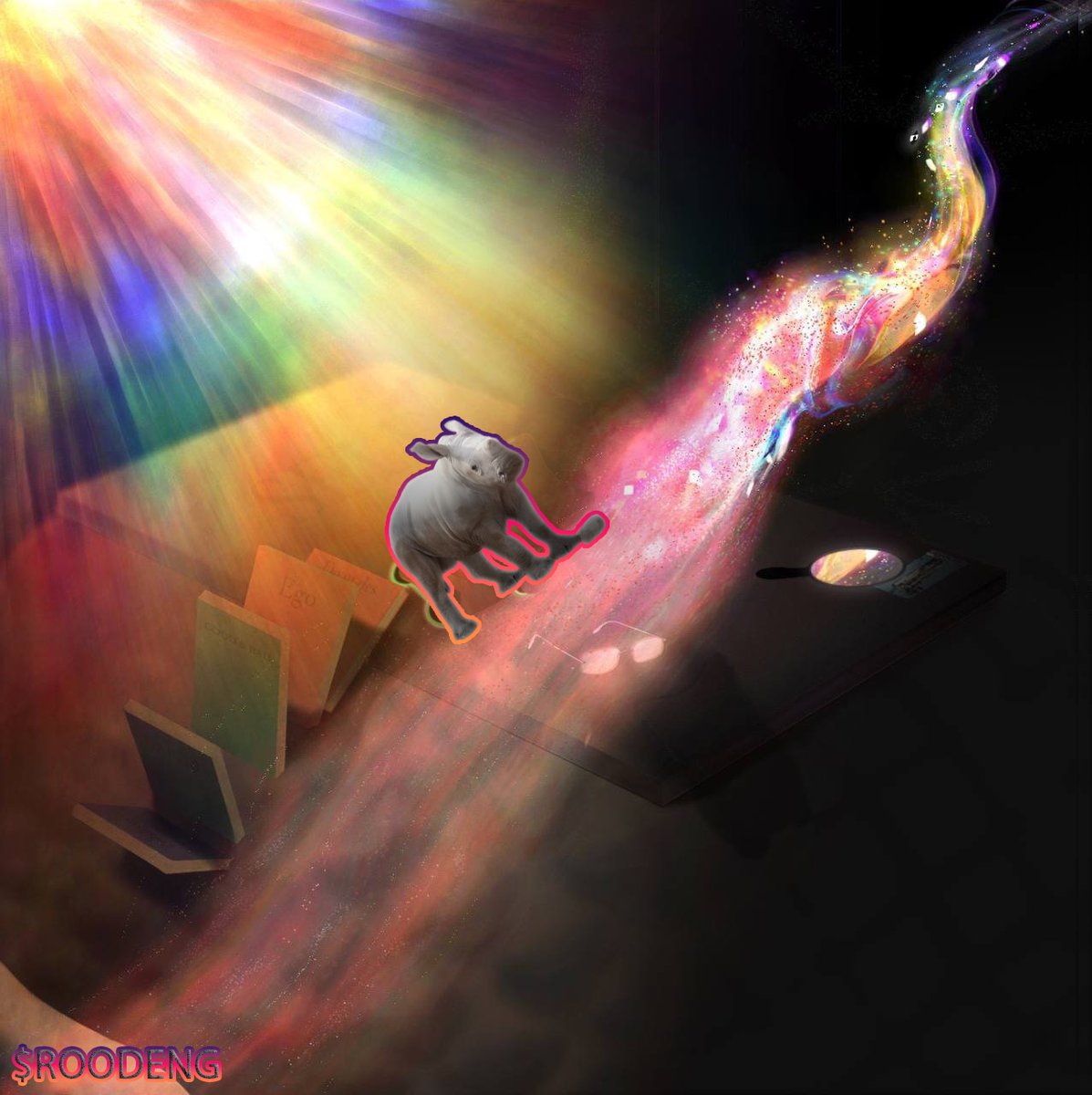laplacekun's tweet photo. @roodengsol #ROODENG stairways to heavens is inevitable. $ROODENG https://t.co/S2cVvHoYf1