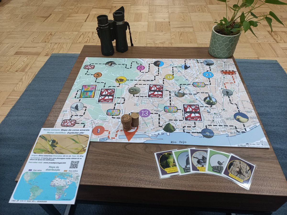 Ready for the European Researcher's Night 2024! A beautiful collaboration between Lisbon and Turin! Let's play board games about biodiversity and urban areas! Obviously with a focus on #alienspecies
Today from 17:00 to 00:00 at the Natural History Museum of Lisbon