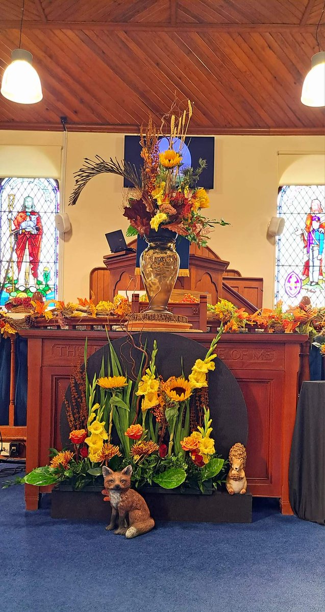 pcusabingewatch's tweet photo. Millisle and Ballycopeland Presbyterian #Millisle #Ballycopeland #NorthernIreland #UK Floral displays for 250th Anniversary Celebration in September 2024.
#FridayFlowers
#Presbyterian @pciassembly #siblings #pcusa #anniversary #FlowersonFriday https://t.co/8A8vjmJXJk