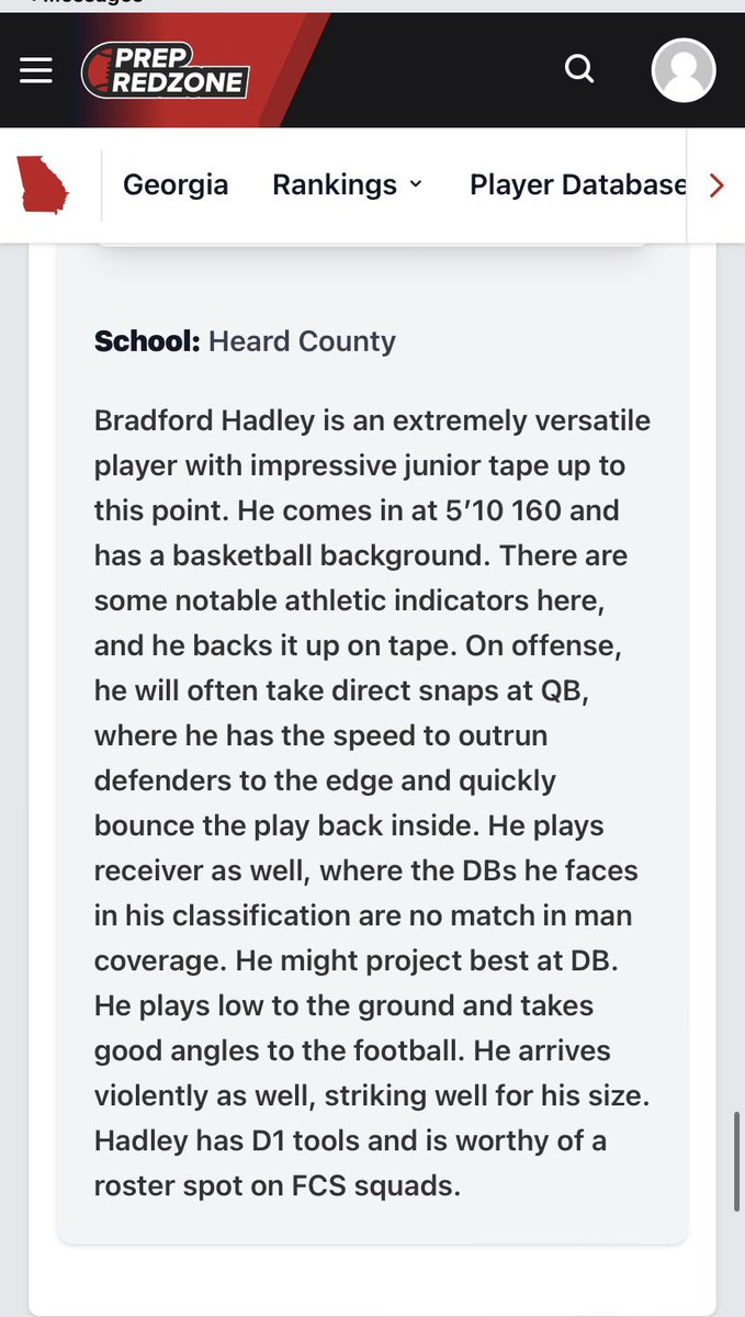 BradfordHadley8's tweet photo. Thank you @PrepRedzoneGA and @CJacksonPRZ for the awesome write up.
@jtylernapier @HeardBraves @RecruitGeorgia @NwGaFootball @cobra851 @_CoachVega @CBassRadio @WGASportsNation @coachjakeyates @CoachSEllis @CoachDaniels06 @CoachPete19 @Coach_SMurray https://t.co/SS548WRXnQ