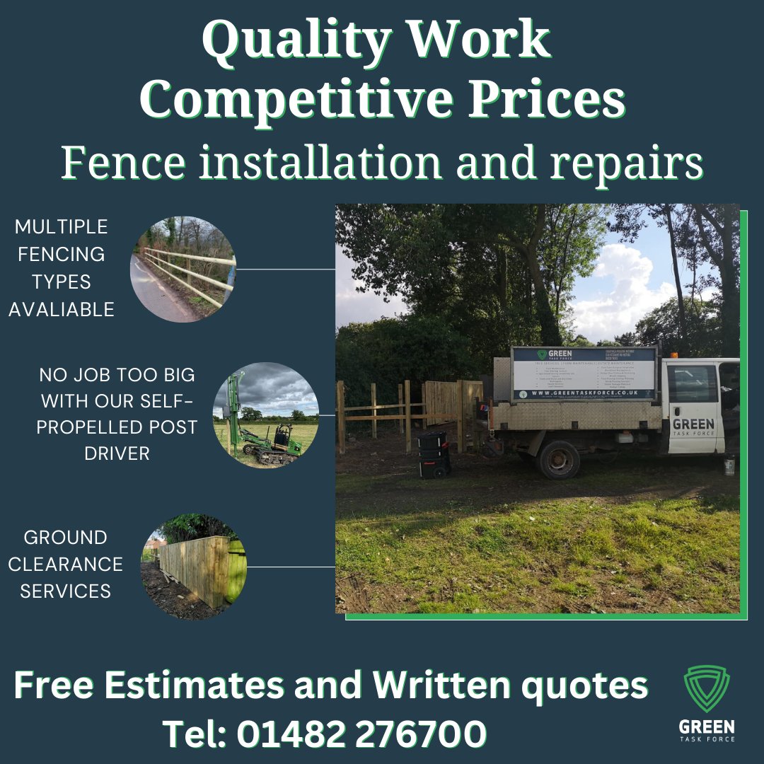 Our 'veterans' team are available to undertake a wide range of tasks, including Fence installation and repairs. 

We have the capabilities for various fencing types, and with our WRAGTRACK TOW=IT, we can quickly and safely complete fences up to 3.6m high!

From farmland to do ...
