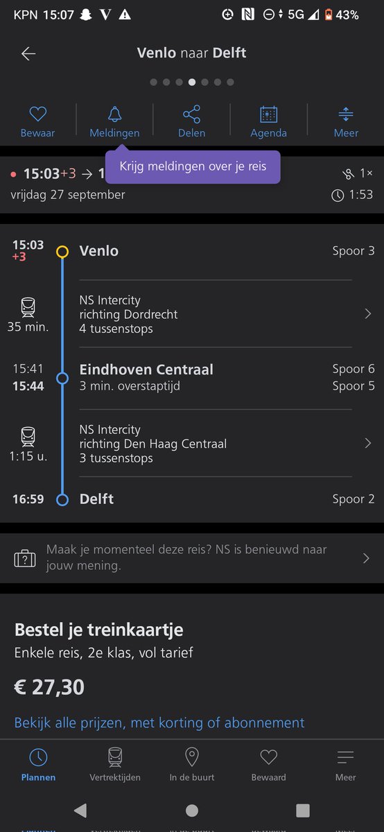 twitMaarten's tweet photo. Goedemiddag @NS_online het zou fijn zijn als de overstap in Eindhoven straks nog mogelijk is. Op de heenweg namelijk ook niet gelukt. Groeten Maarten https://t.co/I87V3fXGCJ