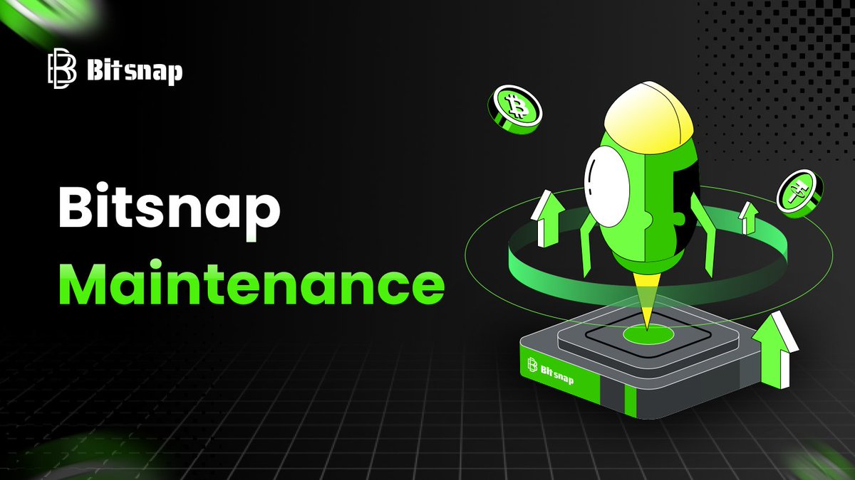 bitsnap30's tweet photo. 🔧Maintenance Notice🔧 
We would like to inform you system will be on maintenance about 30-60min from 23:00 PM on September 27 (UTC+8) to optimize UX. 
🌍We appreciate your understanding and continued support.

👇Easy to trade to earn:
https://t.co/AOzDDKzAu6
#Bitsnap #Trade #Snap