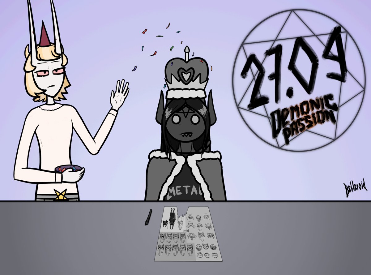 keIIeroid's tweet photo. Never thought I'd get here but me and my boy have survived a whole year! It really does feel like having a second birthday...

Will we make it to two? I really don't know, one was crazy enough as is!

#oc #originalcharacter #demonoc #demon https://t.co/6G3ucs8zdM